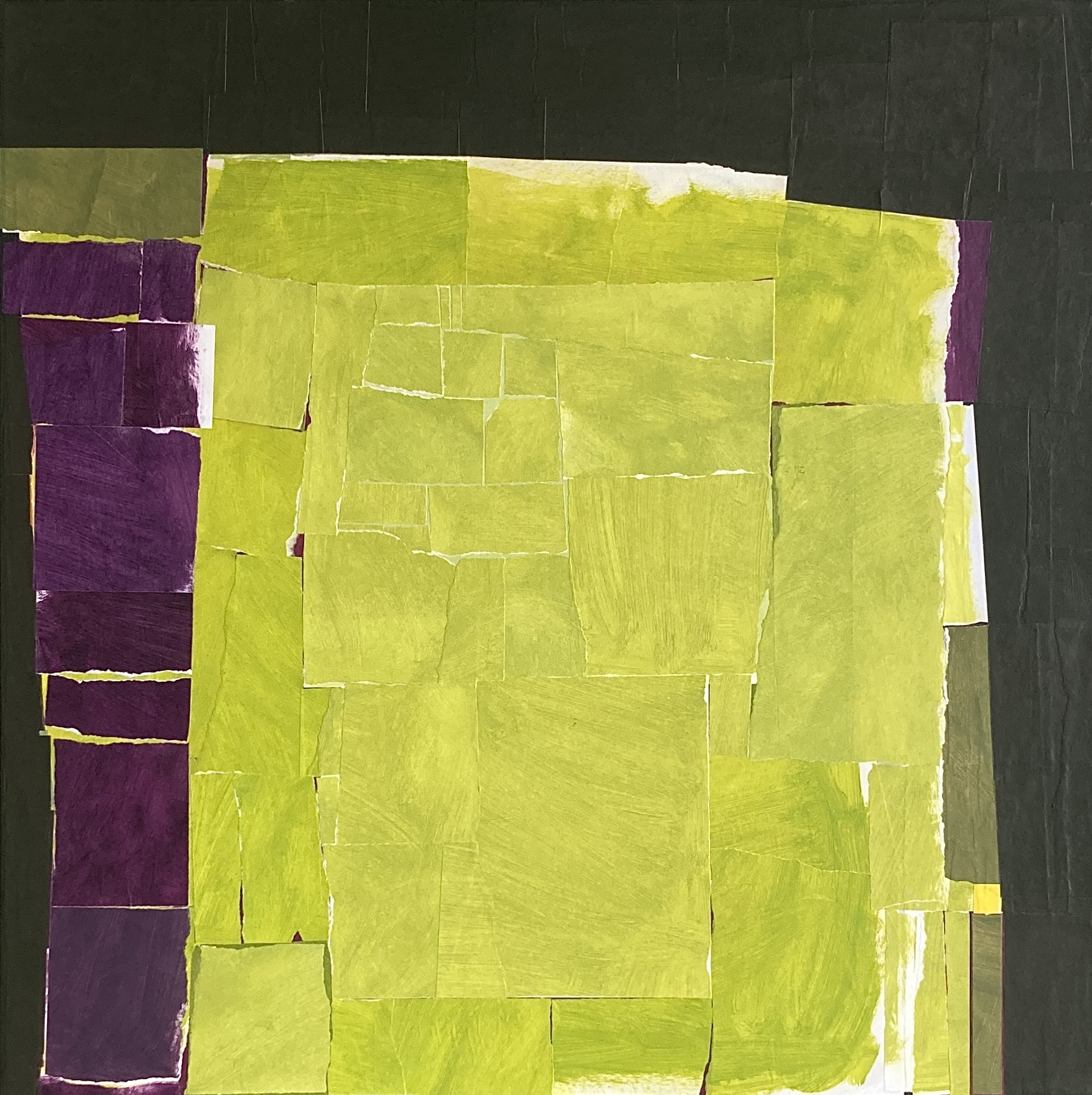 art canadien, collage sur toile, oeuvre d'art à vendre